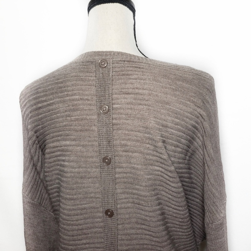 Tahari Ribbed Tunic Sweater - Picture 3 of 6